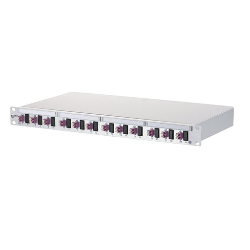 Metz Connect - Patchpanel LWL LWL-Patchfeld OpDAT PF 1502077512-E 12xLC-D OM4 bestückt