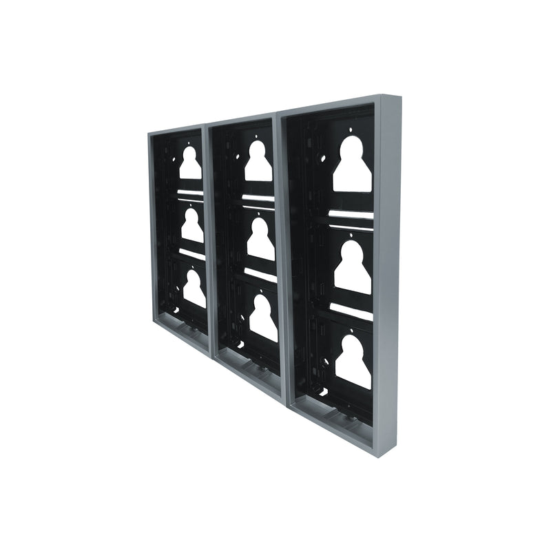 Comelit - Montageelement für Türstation AP-Gehäuse Ultra UT9179 9 Module, Alu