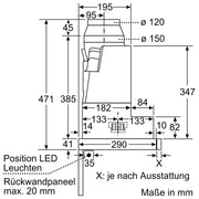 Siemens - Dunstabzugshaube Flachschirmhaube LI67RA561