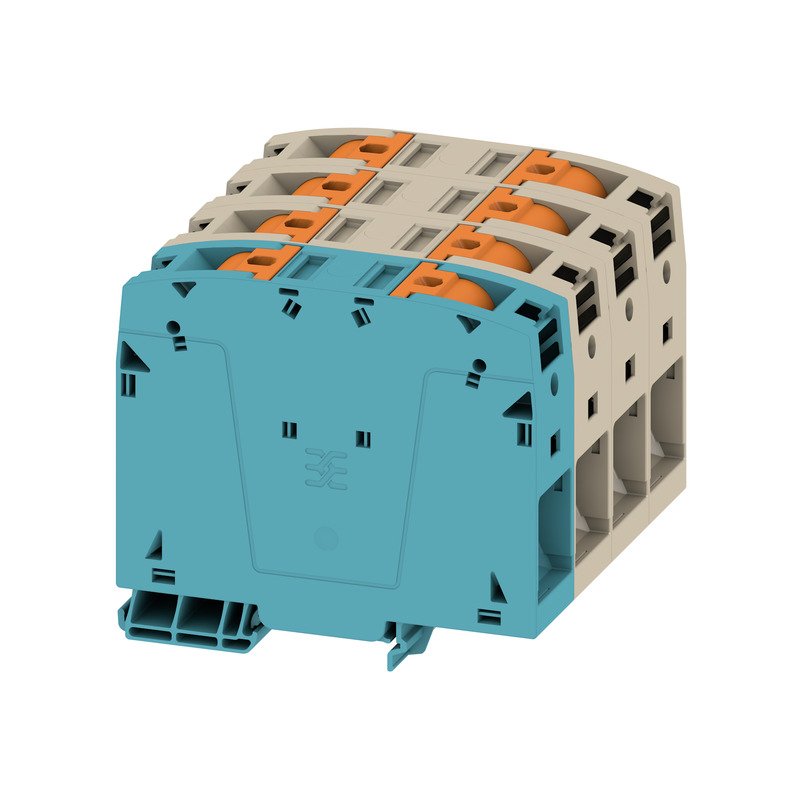 Weidmüller - Durchgangs-Reihenklemme Klemme A2C 95/120 3FT-N PUSH IN, 95 mm² − 1 Stück
