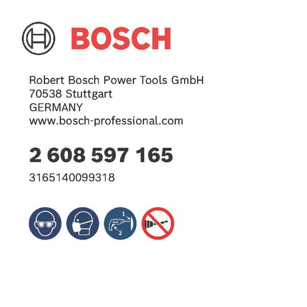Bosch - Bohrer PRO Wood HSS 2608597165 Installationsbohrer