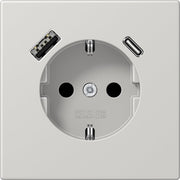 Jung - Steckdose SCHUKO Steckdose LS 1520-15 CA LG mit USB Typ AC