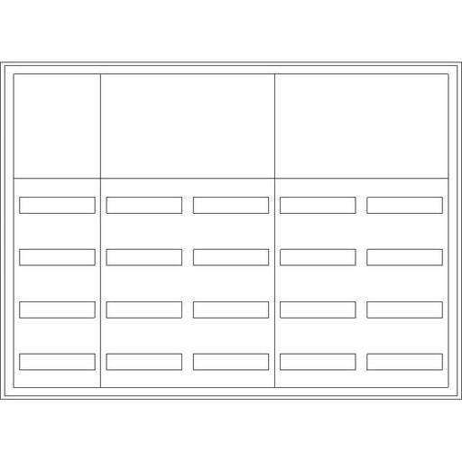 ABN - Gehäuse/Schaltschrank (leer) Wandgehäuse SP56RK042 IP54 SK2 schutzisol