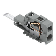 WAGO - Testadapter für Reihenklemmen Prüfsteckermodul 231-127 grau − 100 Stück