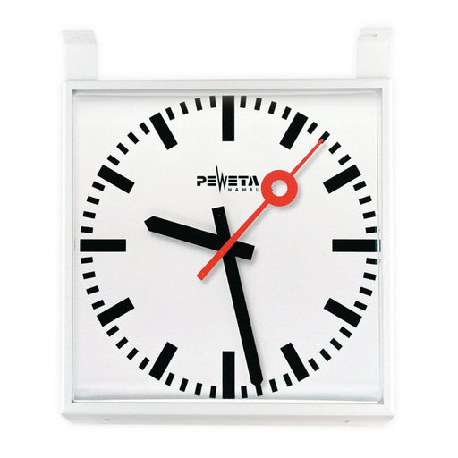 Peweta - Uhr Außenuhr quadrat. 74.762.423 442x442mm