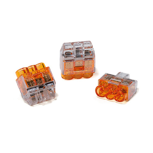 HellermannTyton - Steckklemme Verbindungsdosenklemme HCPM-3 PC OG 100 HCPM-3 PC OG 100 − 100 Stück