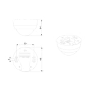 BEG Brück Electronic - Bewegungsmelder/Präsenzmelder komplett Präsenzmelder PD4-M-1C-GH-AP