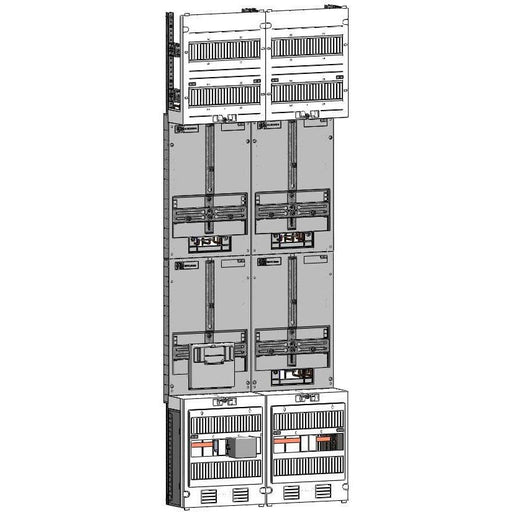 ABN - Zählerfeld Zählerplatz Z29730Z 3Pkt 3Z 1T