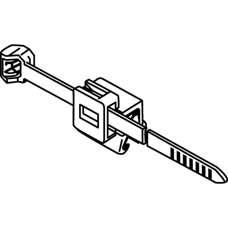 HellermannTyton - Kabelbinder Befestigungsbinder 150-40583(500) 150x4,6 mm, 2tlg. − 500 Stück