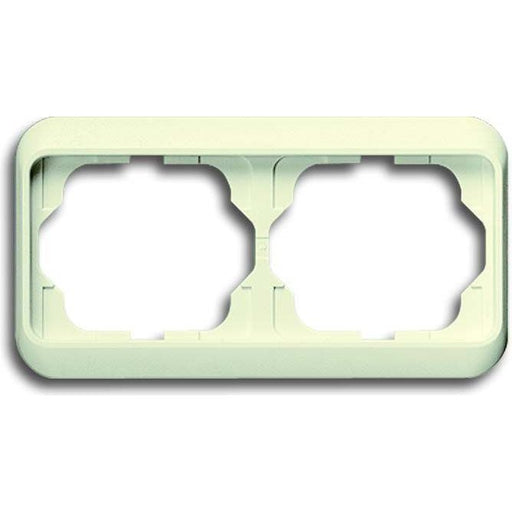 Busch-Jaeger - Abdeckrahmen Rahmen 2-fach 1722-22G elf/ws, waager.alpha − 1 Stück by Busch-Jaeger
