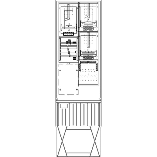 Elsta Mosdorfer - Zähler-Komplettschrank Zähleranschlusssäule ZS343T.N4.12 A340 N4 2Z TSG 3.HZ