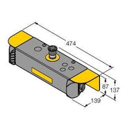 Turck - Zweihandpult Berührungstaster STBVR81-RB1E02