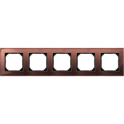 Merten - Abdeckrahmen Rahmen Glas 5f.mah/br 489515 waage/senkrecht