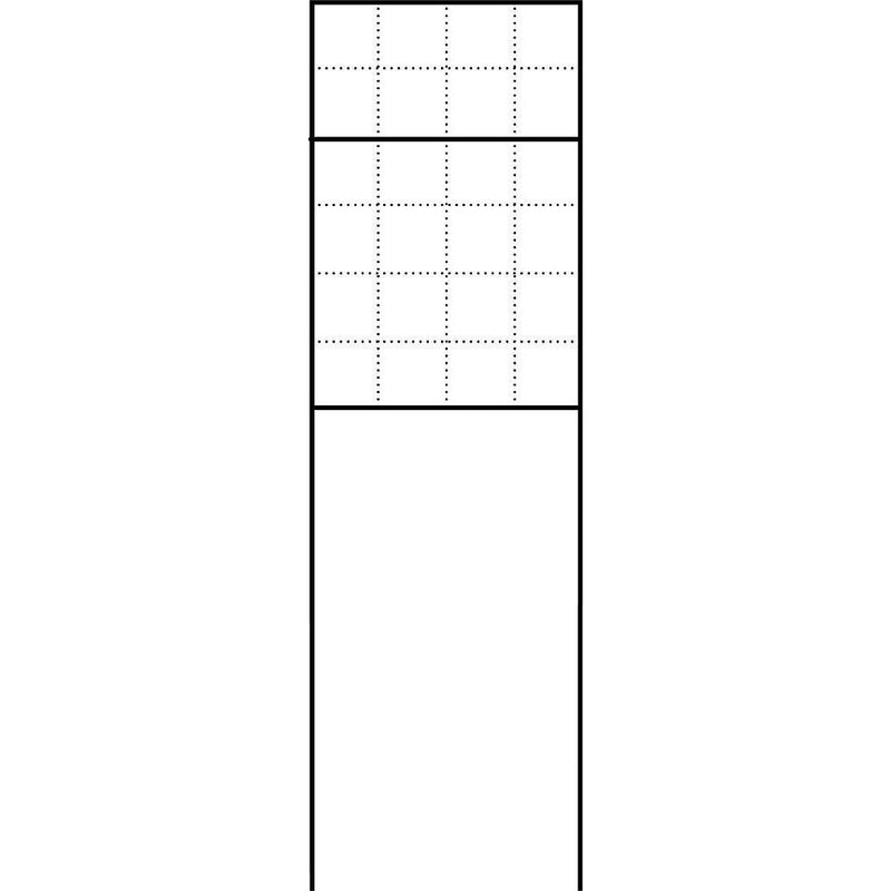 Siedle&Söhne - Kommunikations-Säule Briefkasten m. Standrohren BG/SR 611-4/6-0 AG freist., anthr./gr