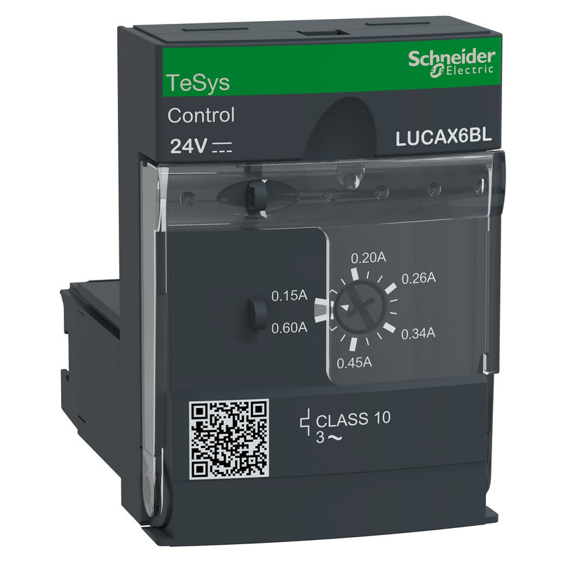 Schneider Electric - Auslöseblock für Leistungsschalter Steuereinheit LUCAX6BL 0,15-0,6A 24VDC
