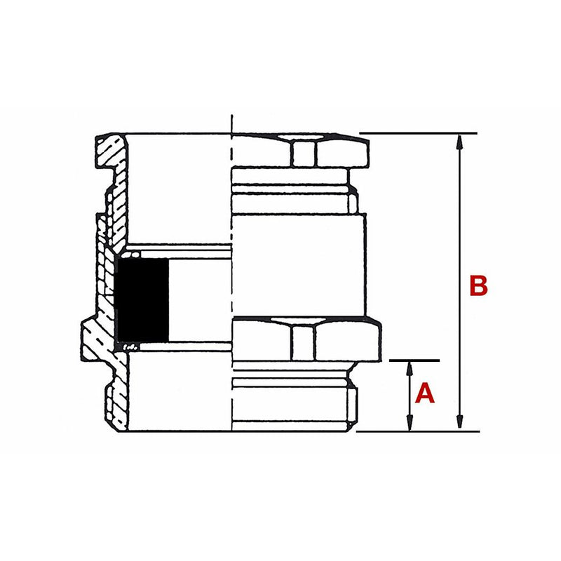 Plica - Kabelverschraubung 924008103 PG9 (6-8) DIN 46320 − 50 Stück