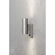 Gnosjö Konstsmide AL - Decken-/Wandleuchte Halogen Wandleuchte 7542-000 grau/eds m.BWM GU10