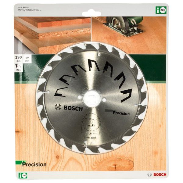 Bosch - Kreissägeblatt PRECISION 2609256869 D= 190 mm Bohrung=
