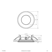 EVN Lichttechnik - Downlight/Strahler/Flutlicht LED-Deckeneinbauleuchte PCD67240902 IP67