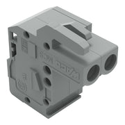 WAGO - Kabelsteckverbinder für Leiterplattensteckverbinder 1-Leiter Federleiste 232-102/026-000 CAGECLAMP 2,5mm²,gr − 100 Stück