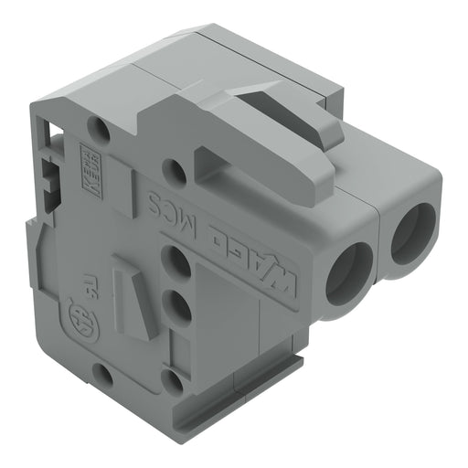 WAGO - Kabelsteckverbinder für Leiterplattensteckverbinder 1-Leiter Federleiste 232-102/026-000 CAGECLAMP 2,5mm²,gr − 100 Stück