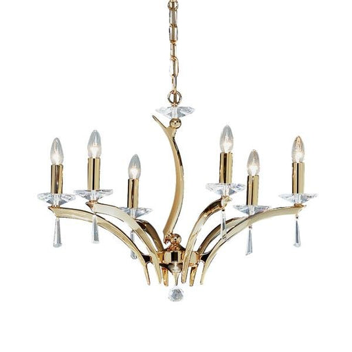 Brumberg Leuchten - Pendelleuchte Krone Stella 00850596 6Lp. E14/40W, gold