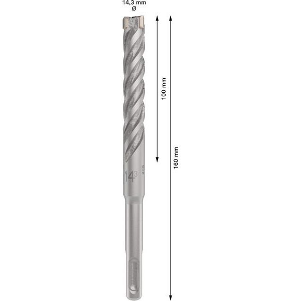 Bosch - Bohrer PRO SDS plus-5X 2608836625 Hammerbohrer 14,3 x