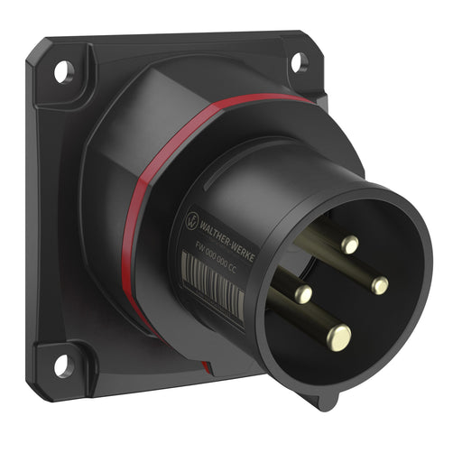 Walther Werke - CEE-Gerätestecker (IEC 60309) CEE NEO Anbaugerätestecker FW713406CC schräg 16A 4P 6h − 5 Stück