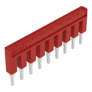 WAGO - Querverbinder/Brücker für Reihenklemme Kammbrücker 9-fach 2002-409/000-005 rot − 25 Stück