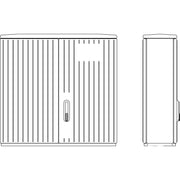 Elsta Mosdorfer - Gehäuse/Schaltschrank (leer) Kabelverteilerschrank A850 850-2DSMO#10031688 inkl. Montageplatte