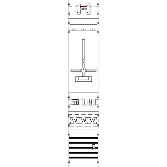 Striebel&John - Zählerfeld Mess- u. Wandlerfeld KA4273 kpl. BH5