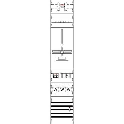 Striebel&John - Zählerfeld Mess- u. Wandlerfeld KA4273 kpl. BH5