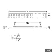 LTS Licht&Leuchten - Pendelleuchte LED-Pendelleuchte LUZ06-D 13.007.30 si 3000K 60°silber