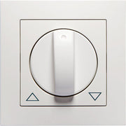 Peha - Abdeckung/Bedienelement für Installationsschalterprogramme Abdeckung alu D 11.610.70 J Jalousie-Drehtaster