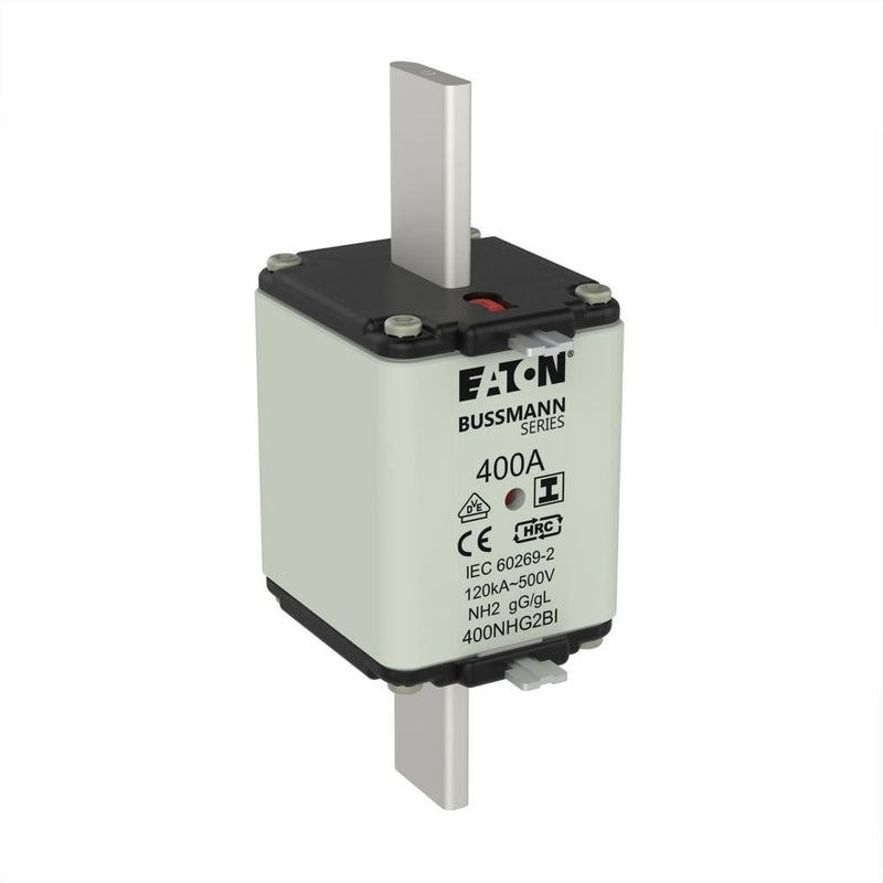 Eaton - Messersicherung Sicherungseinsatz Nieders. NH-SICHERU#400NHG2BI 400A AC 500V 120kA − 3 Stück