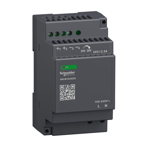 Schneider Electric - Gleichstromversorgung Spannungsversorgung ABLM1A24025 24VDC, 2,5A, 60W