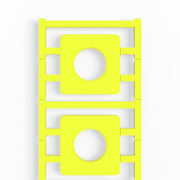 Weidmüller - Kennzeichnungsmaterial Gerätemarkierung SM 45/45-24 MC NE GE 45mm − 20 Stück