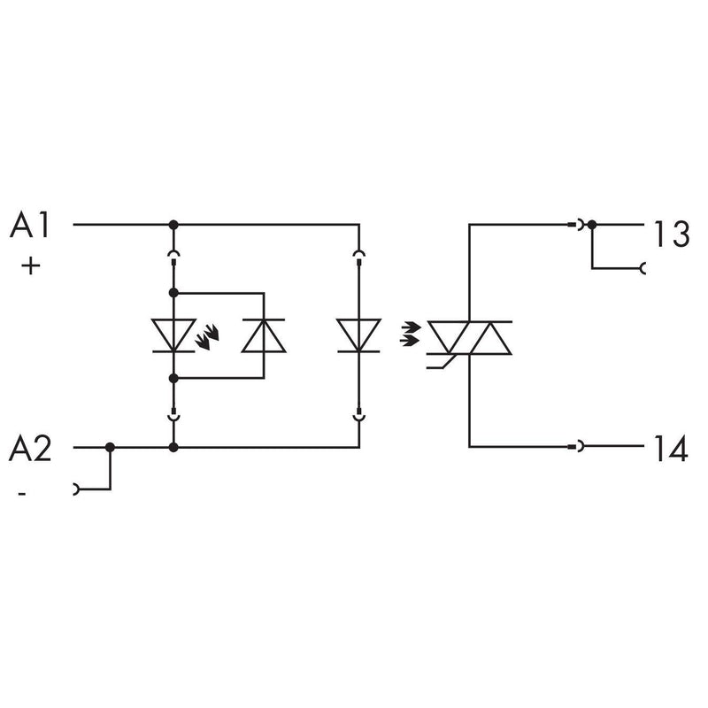 WAGO - Optokoppler SolidStateRelais-Modul 788-720 24VDC/240VAC,1A