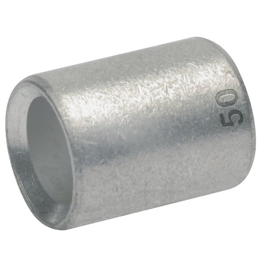 Klauke - Verbinder für Cu-Leiter zum Verpressen Parallelverbinder 157R 70qmm − 50 Stück