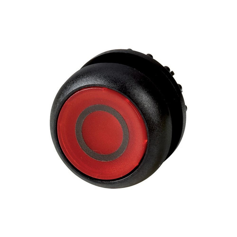 Eaton - Frontelement für Drucktaster Leuchtdrucktaste M22S-DRL-R-X0 flach,rot,beschr