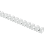 HellermannTyton - Verdrahtungskanal Kabelbündelhalter Heladuct Flex 10 SK schraubbar − 100 Stück
