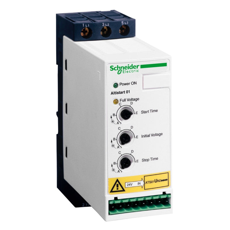 Schneider Electric - Sanftstarter Sanftanlasser ATS01N212QN 5,5KW,3x380-415V,12A
