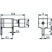 Telegärtner - Koax-Steckverbinder Kabelwinkelanschluß LPT SN 100021309 G7 (RG316/U) − 5 Stück