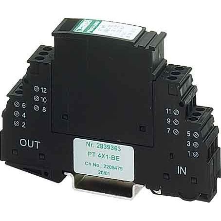 Phoenix Contact - Überspannungsableiter für Informations-/MSR-Technik Schutzstecker PT 4x1-24DC-ST 24V DC