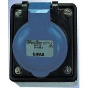 Gifas Electric - CEE-Anbausteckdose (IEC 60309) CEE-Wandsteckdose 241628.E 24V,16A,2pol