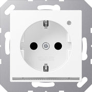 Jung - Steckdose SCHUKO Steckdose A 1520-O WWM LNW mit LED-Licht