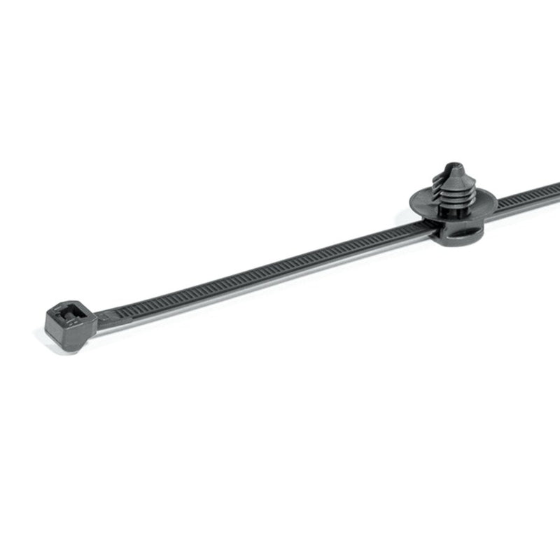 HellermannTyton - Kabelbinder Befestigungsbinder 156-06200(500) 150x4,6 mm, 2tlg. − 500 Stück