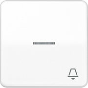 Jung - Abdeckung/Bedienelement für Installationsschalterprogramme Wippe Symbol KLINGEL aws CD 590 KO5K WW für beleuchtb.Taster