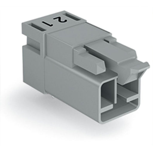 WAGO - Leiterplattensteckverbinder Stecker für Leiterplatten 890-852/011-000 2-polig,grau − 100 Stück