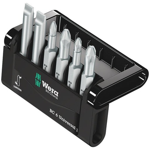 Wera - Bit-Set Bit-Sortiment 056474 Mini-Check, 6-tlg
